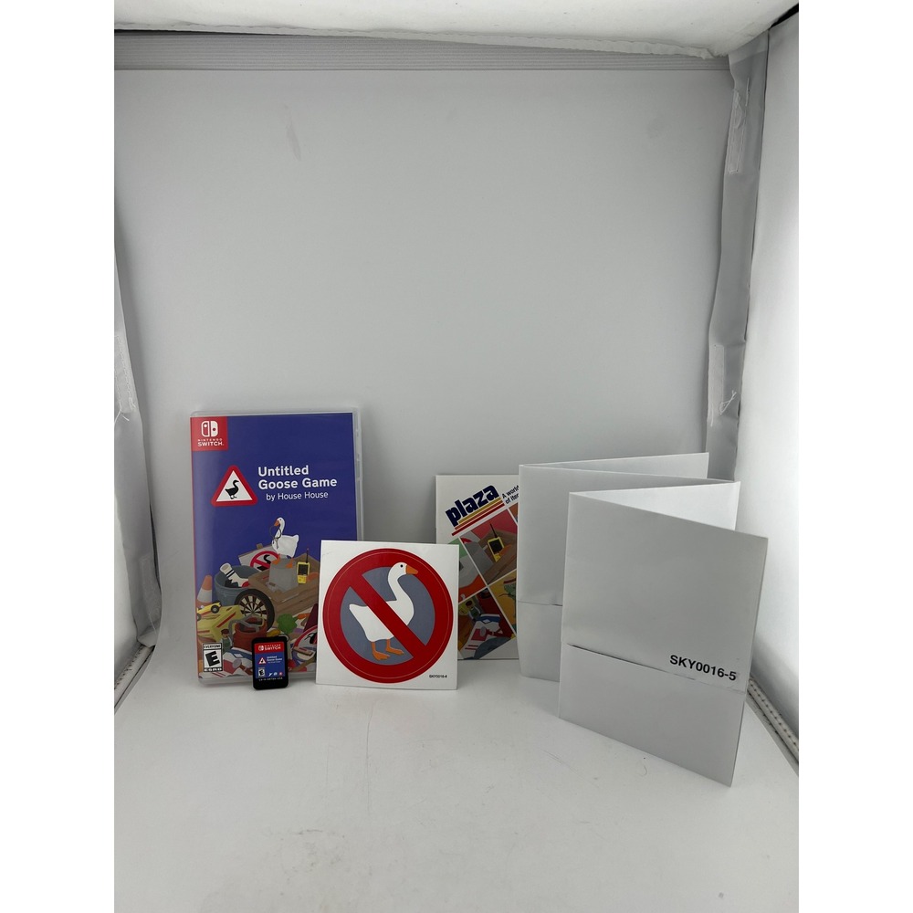 Untitled Goose Game Nintendo Switch Physical Edition with Map and Sticker